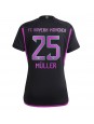 Bayern Munich Thomas Muller #25 Vieraspaita Naisten 2023-24 Lyhythihainen